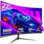 Gawfolk Curved Gaming Monitor 27 Inch