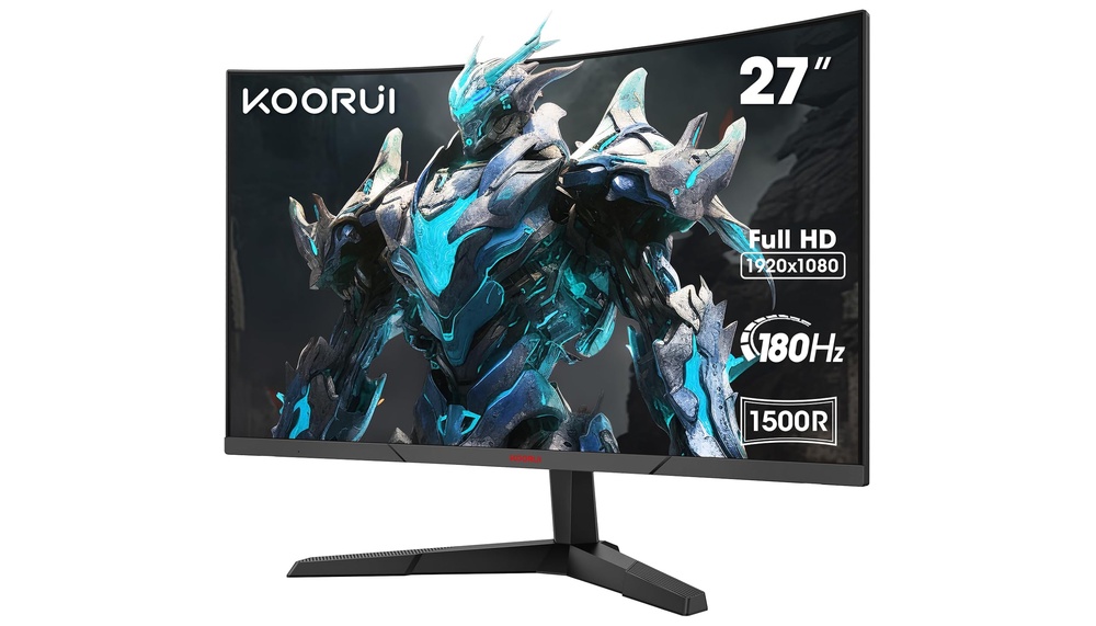 KOORUI 27 Inch Curved Gaming Monitor