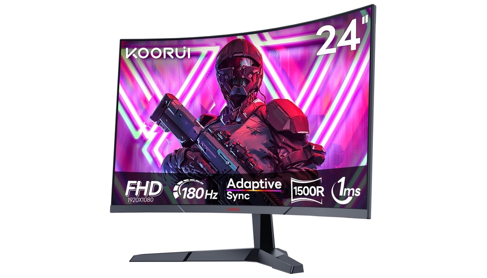 KOORUI Ecran PC Gamer 24 Pouces