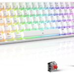 TECURS Clavier Gamer Mecanique sans Fil RGB